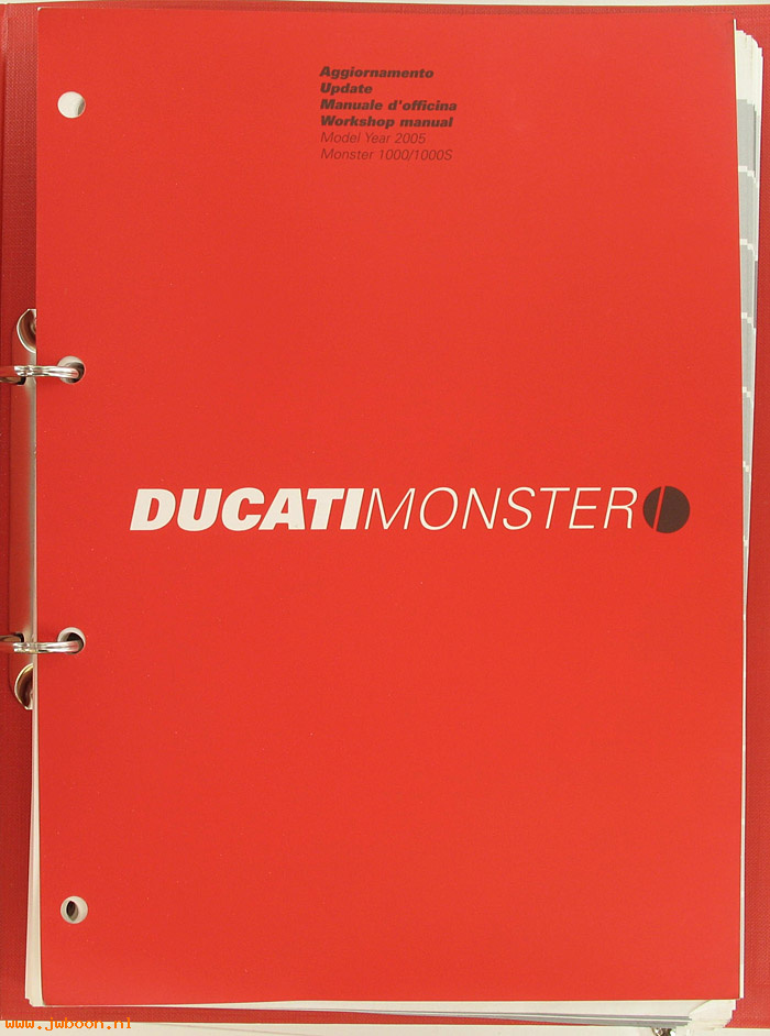 D D2 (): Ducati Monster original workshop manual 2005