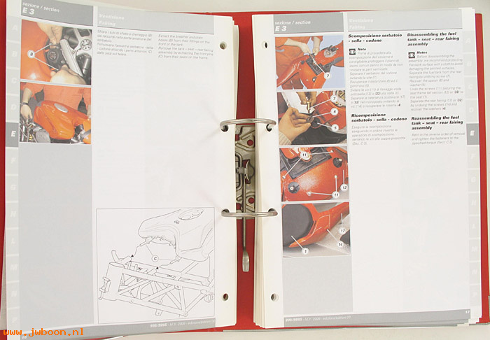 D D20 (): Ducati 999 / 999S original workshop manual 2005