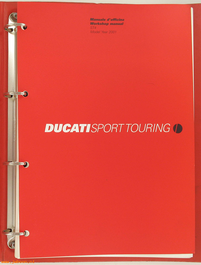 D D21 (): Ducati Sport Touring ST4 original workshop manual 2001