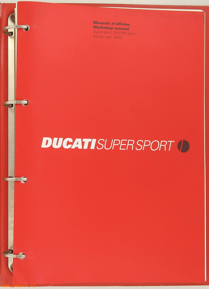D D22 (): Ducati Super Sport 750 / 750 Sport original workshop manual 2002