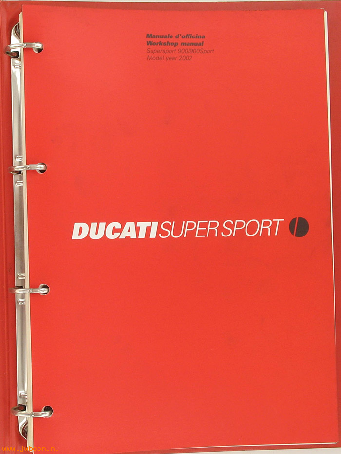 D D23 (): Ducati Super Sport 900 / 900 Sport original workshop manual 2002