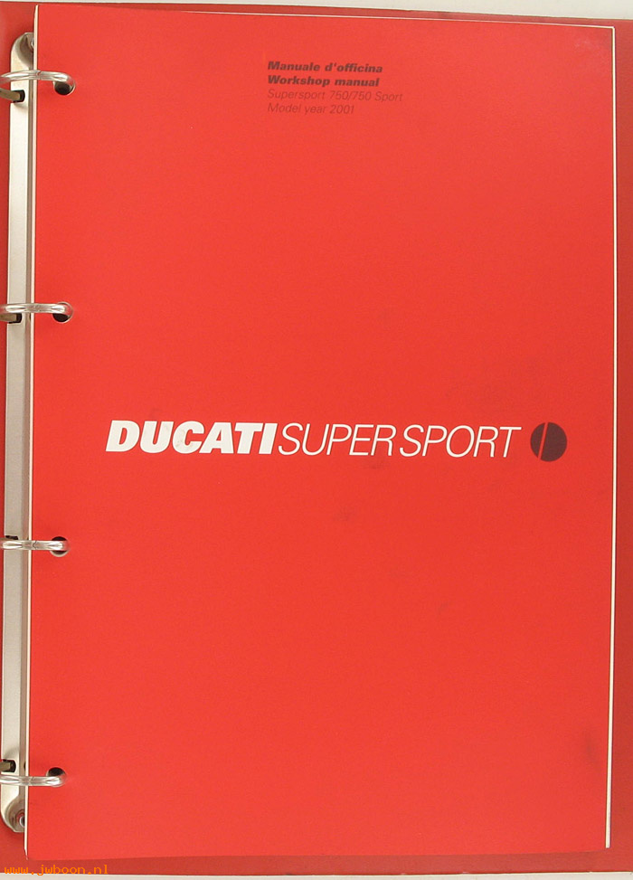 D D25 (): Ducati Super Sport 750 / 750 Sport original workshop manual 2001