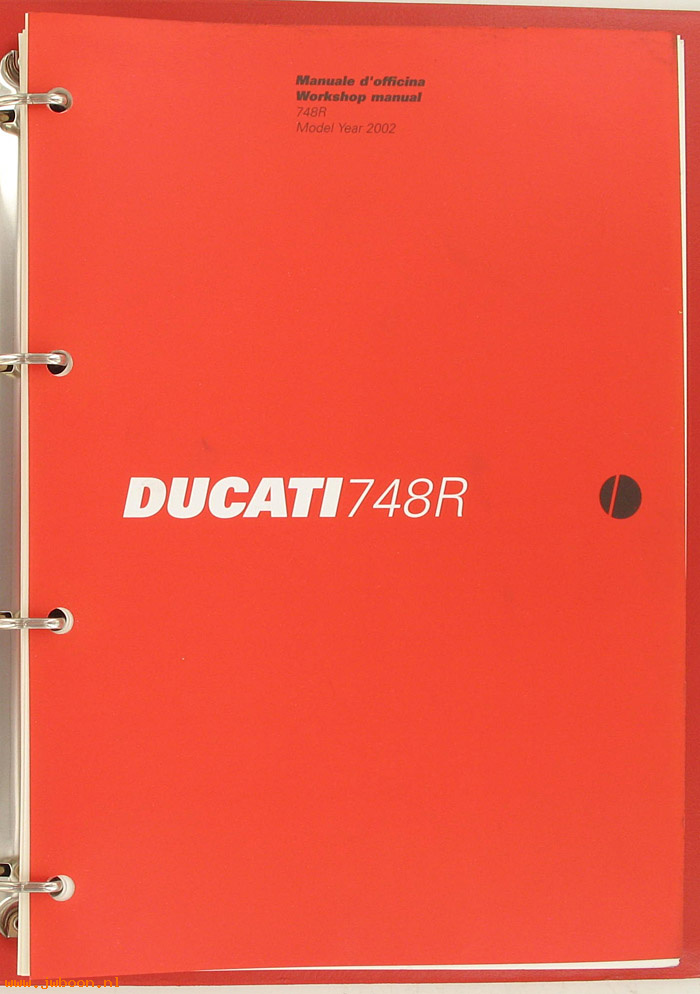 D D27 (): Ducati 748R original workshop manual 2002