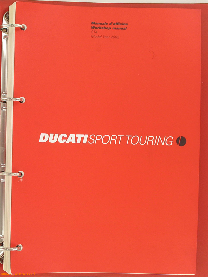 D D31 (): Ducati Sport Touring ST4 original workshop manual 2002