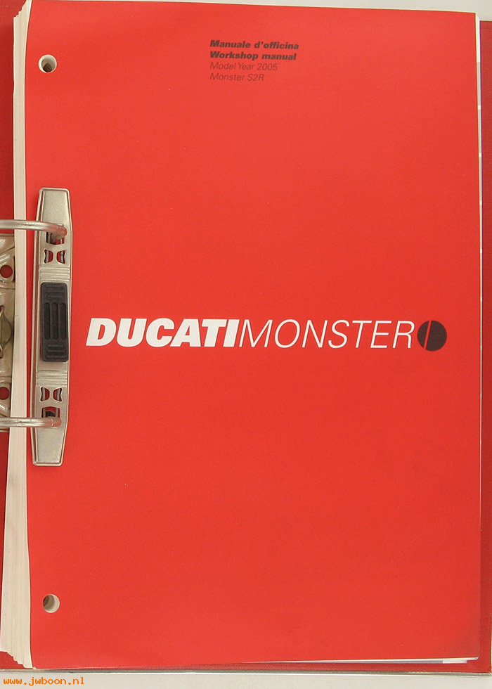 D D33 (): Ducati Monster S2R original workshop manual 2005