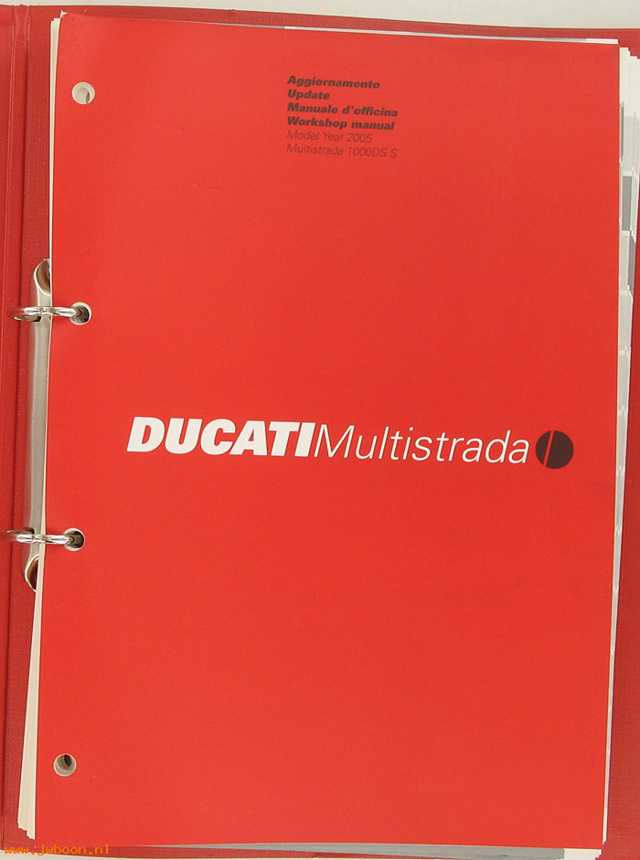 D D36 (): Ducati Multistrada 1000DS S original workshop manual 2005