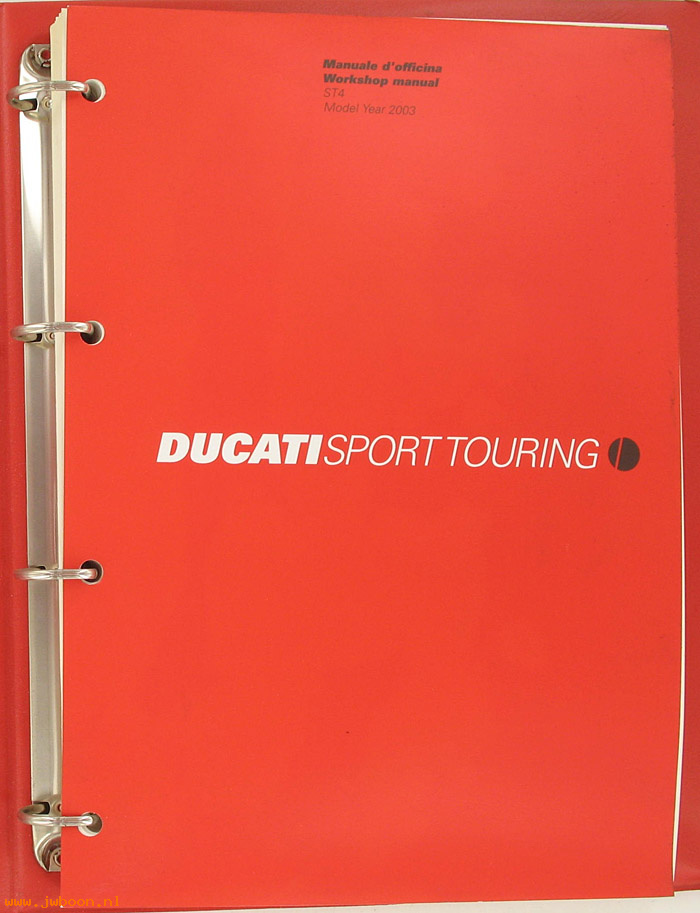 D D43 (): Ducati Sport Touring ST4 original workshop manual 2003