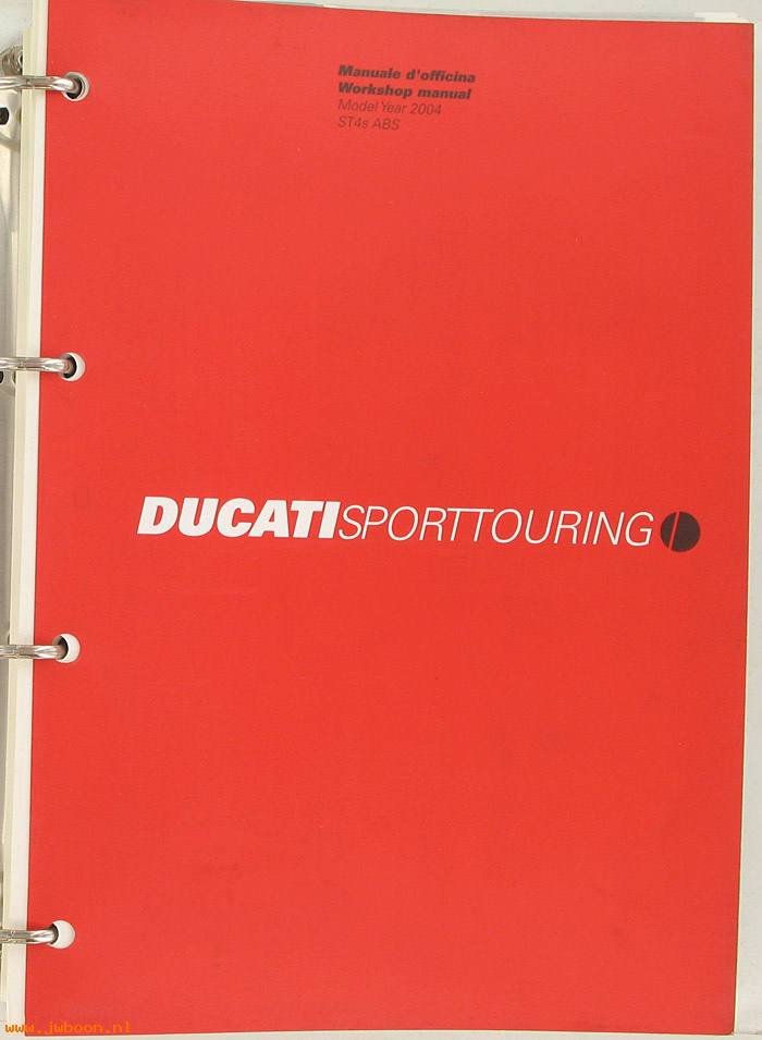 D D49 (): Ducati Sport Touring ST4s ABS original workshop manual 2004