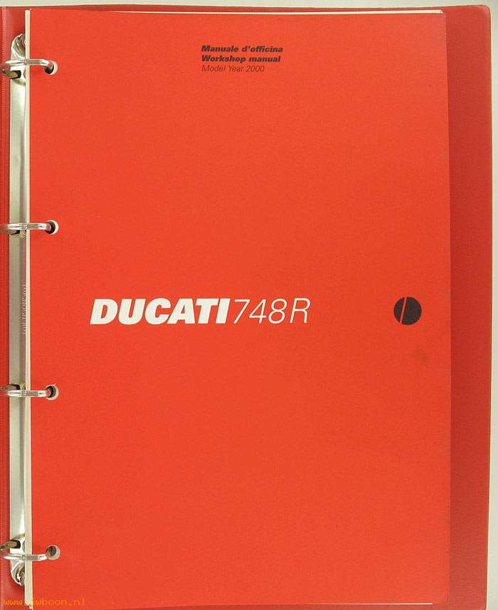 D D5 (): Ducati 748R original workshop manual 2000