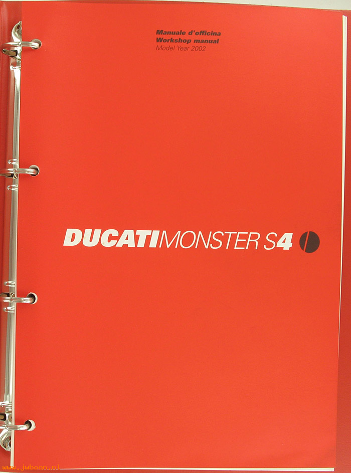 D D7 (): Ducati Monster S4 original workshop manual 2002