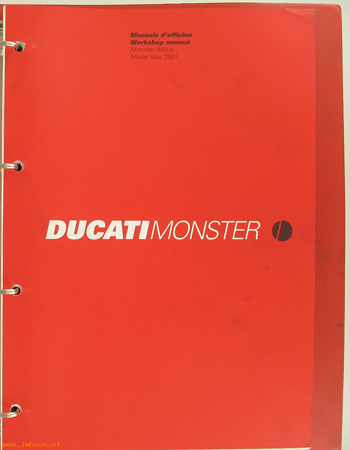 D D8 (): Ducati Monster original workshop manual 2001,
