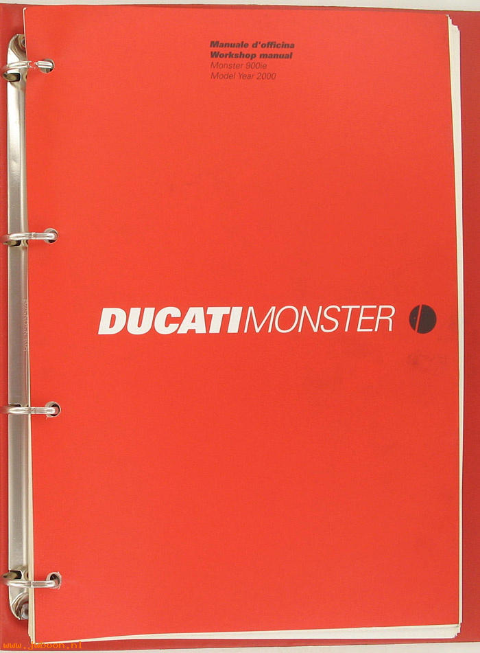 D D9 (): Ducati Monster 900ie original workshop manual 2000