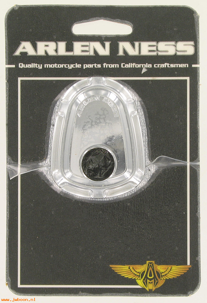 D DS-21060242 (04-188): Drag Specialties Arlen Ness beveled ignition switch cover
