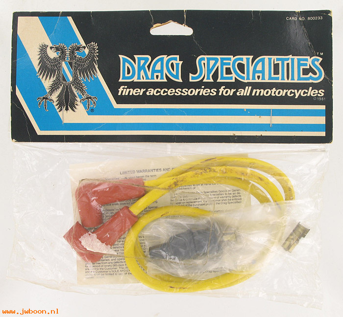 D DS-241900 (): Drag Specialties spark plug cables 2-lead