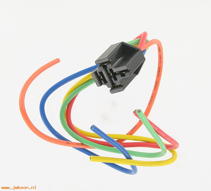 D DS-272096 (): Drag Specialties relay plug with colored wiring