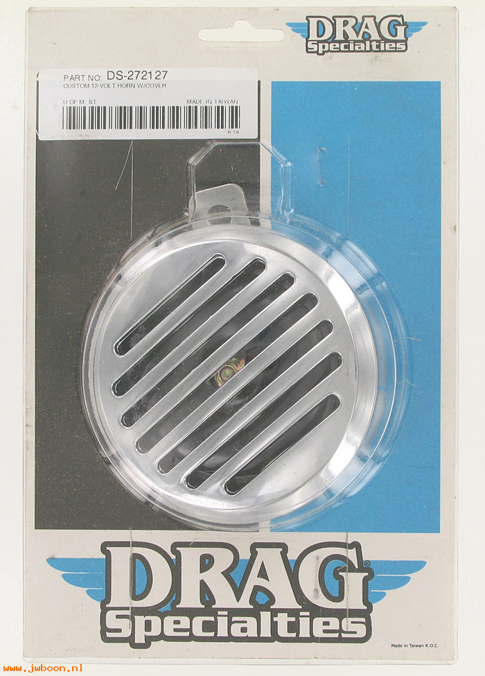 D DS-272127 (): Drag Specialties 12 Volt horn with cover