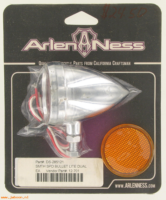 D DS-285121 (12-701): Drag Specialties Arlen Ness speeding bullet marker light