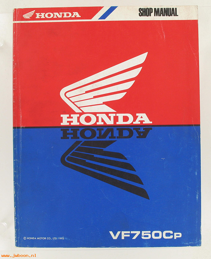 D H10 (): Honda VF750C(p) original shop manual, werkplaatsboek 1993