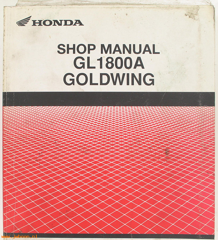 D H108 (): Honda Gold Wing GL1800A shop manual, werkplaatsboek, 2001