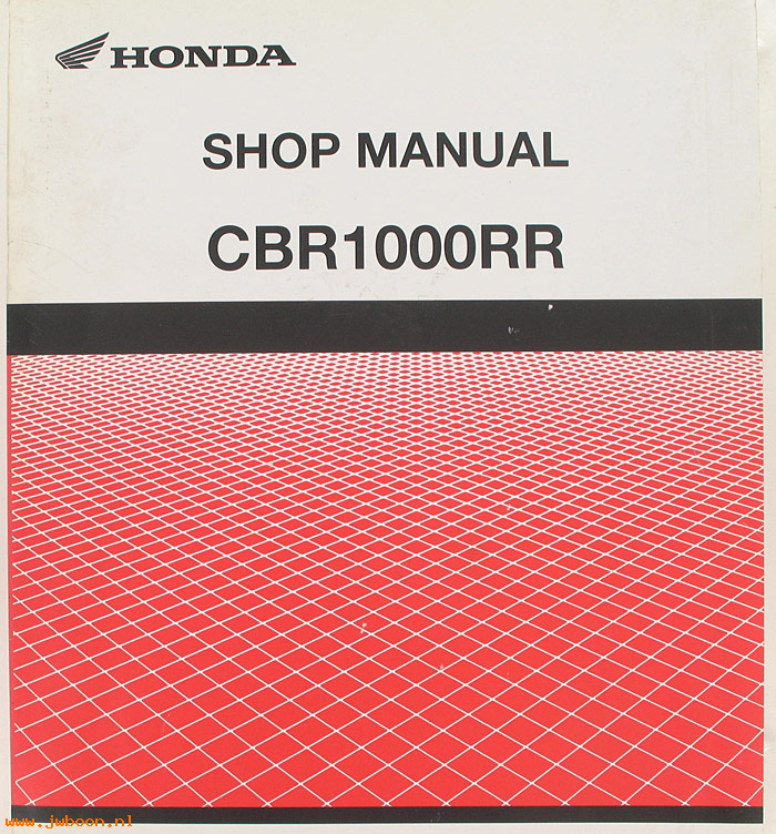 D H109 (): Honda CBR1000RR original shop manual, werkplaatsboek, 2004