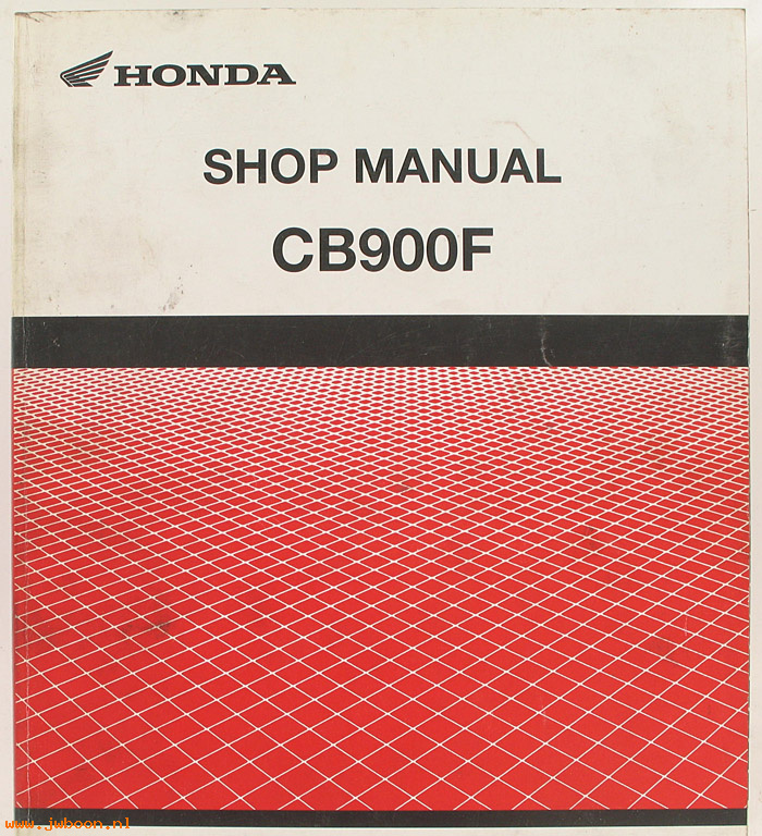D H111 (): Honda CB900F original shop manual, werkplaatsboek, 2001