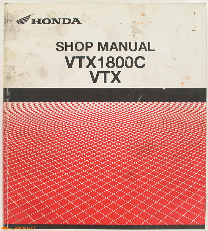 D H113 (): Honda VTX1800C original shop manual, werkplaatsboek, 2001