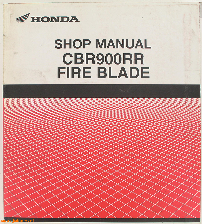 D H114 (): Honda Fire Blade CBR900RR orig. shop manual, werkplaatsboek, 2001