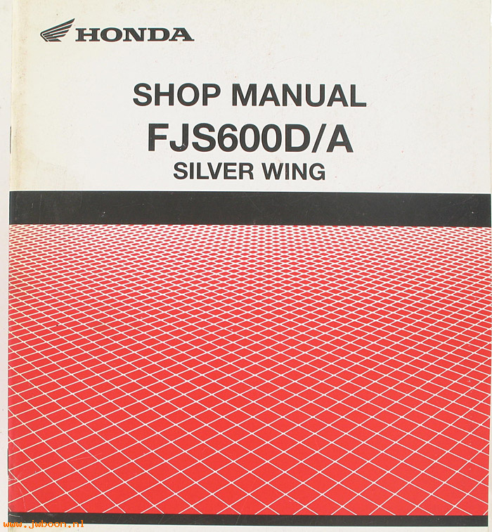 D H116 (): Honda Silver Wing FJS600D/A shop manual, werkplaatsboek, 2002