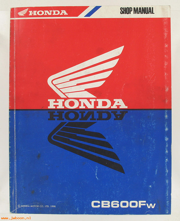 D H2 (): Honda CB600F original shop manual, werkplaatsboek 1998
