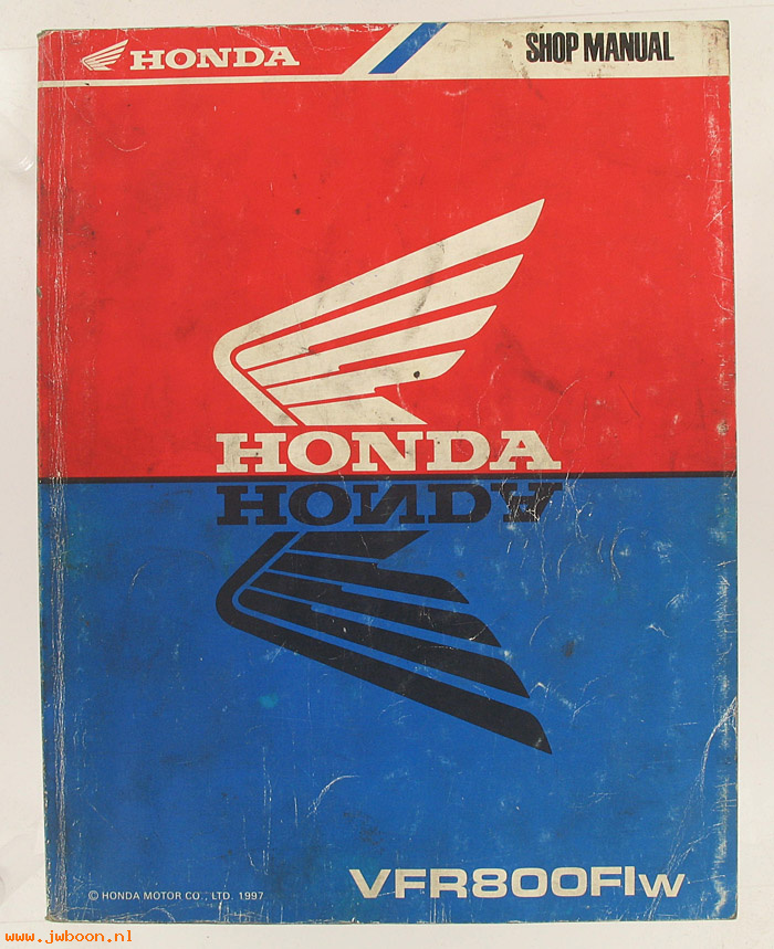 D H23 (): Honda VFR800FI/w original shop manual, werkplaatsboek 1997