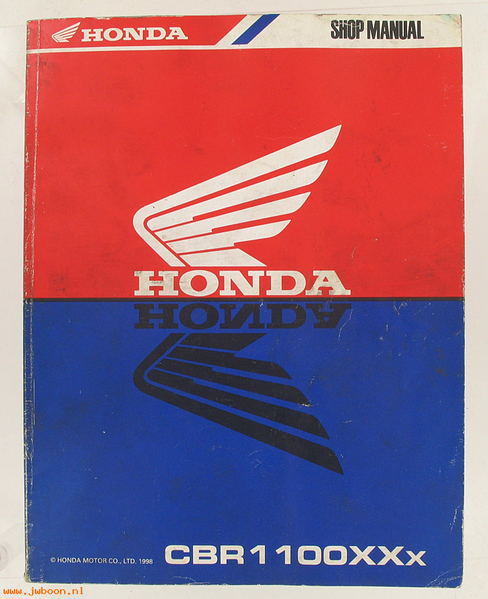 D H27 (): Honda CBR1100XXx original shop manual, werkplaatsboek 1998