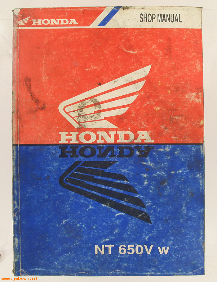 D H29 (): Honda NT650Vw original shop manual, werkplaatsboek