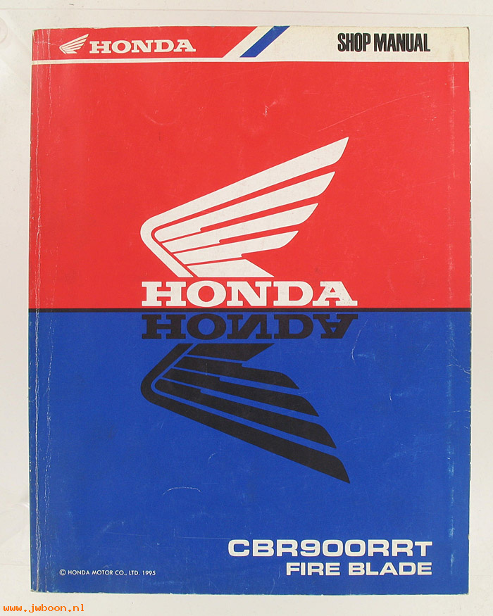 D H31 (): Honda CBR900RRt, Fire Blade orig.shop manual, werkplaatsboek 1995