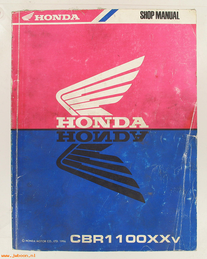 D H32 (): Honda CBR1100XXv original shop manual, werkplaatsboek 1996