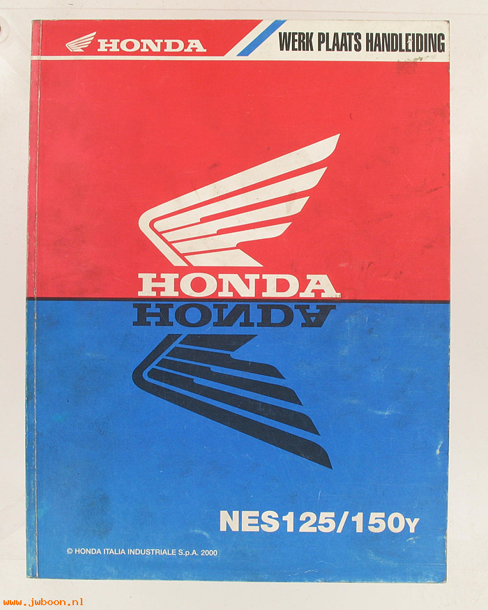 D H33 (): Honda NES125/150y original shop manual, werkplaatsboek 2000