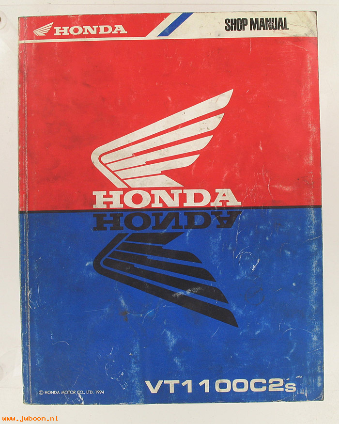 D H34 (): Honda VT1100-C2s original shop manual, werkplaatsboek 1994