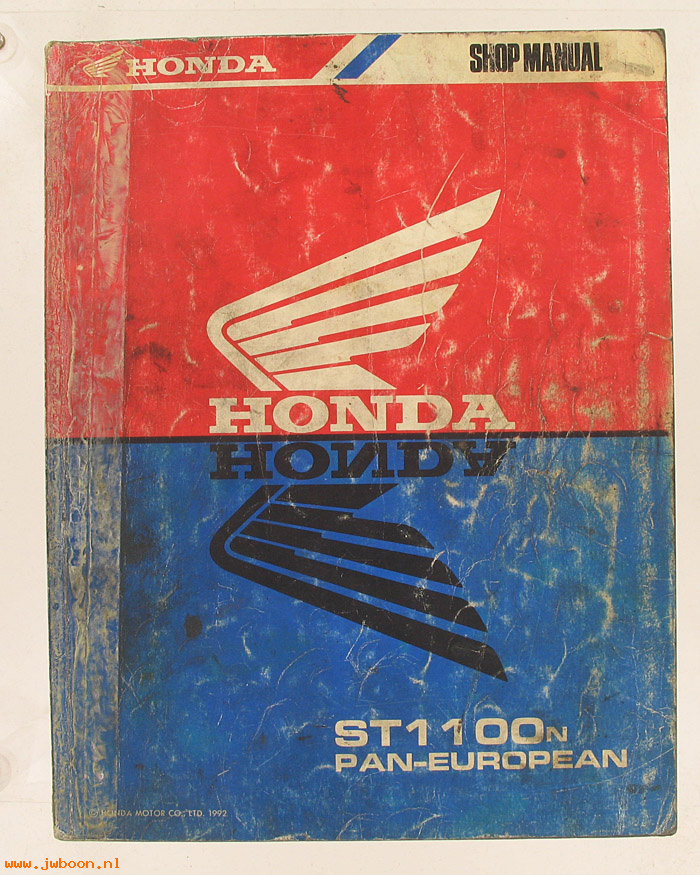 D H37 (): Honda ST1100n, Pan European orig.shop manual, werkplaatsboek 1992