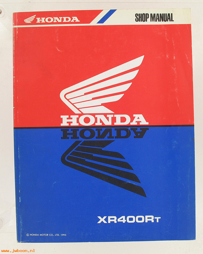 D H38 (): Honda XR400Rt original shop manual, werkplaatsboek 1995