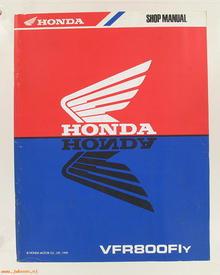 D H39 (): Honda VFR800FI/w original shop manual, werkplaatsboek 1997