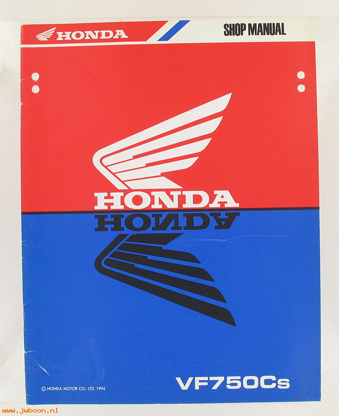 D H4 (): Honda VF750Cs original addendum shop manual, werkplaatsboek 1994