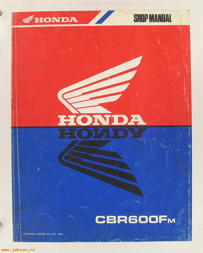 D H40 (): Honda CBR600Fm original shop manual, werkplaatsboek 1990
