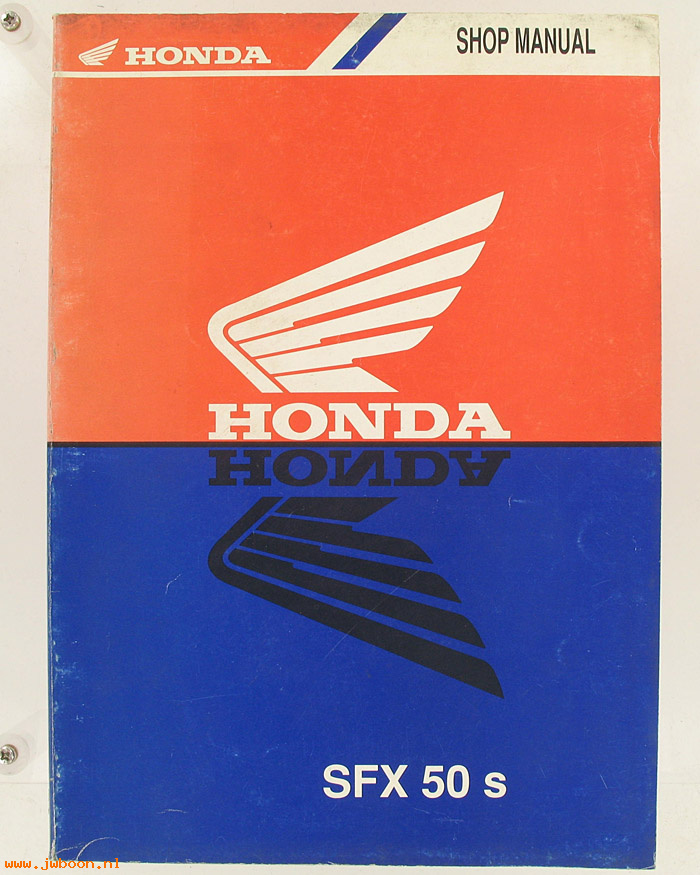 D H49 (): Honda SFX 50 s original shop manual, werkplaatsboek
