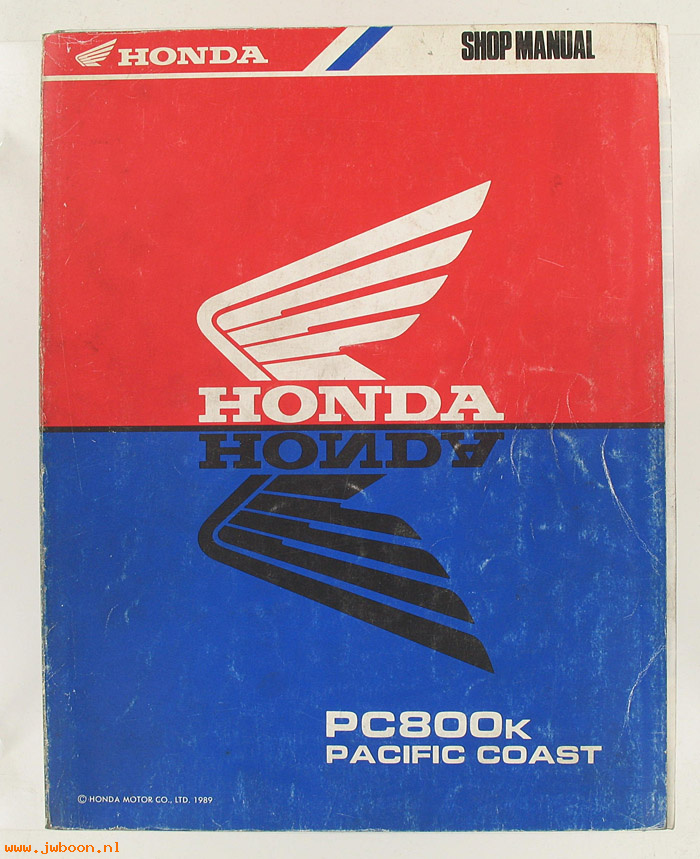 D H5 (): Honda PC800k, Pacific Coast orig. shop manual,werkplaatsboek 1989