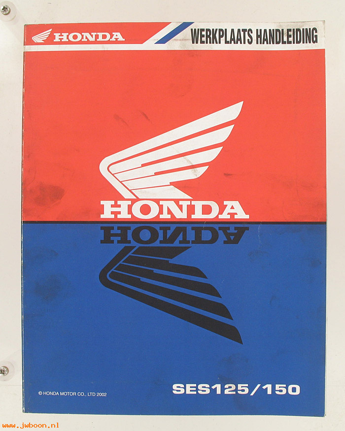 D H54 (): Honda SES125/150 werkplaats handleiding / shop manual, werkp 2002