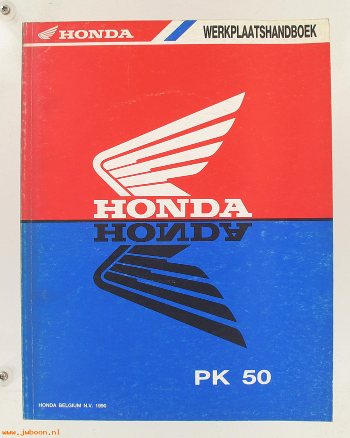 D H55 (): Honda PK 50 werkplaatshandboek / shop manual, werkplaatsboek 1990