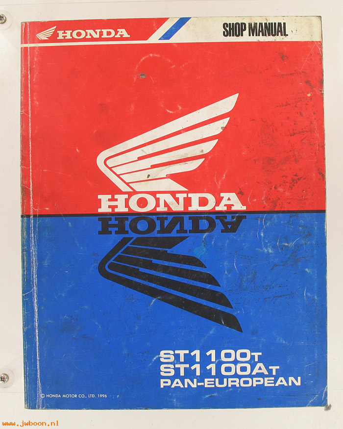 D H61 (): Honda ST1100t, ST1100At, Pan European original shop manual 1996