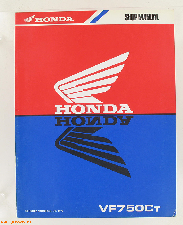 D H8 (): Honda VF750Ct addendum original shop manual, werkplaatsboek 1995