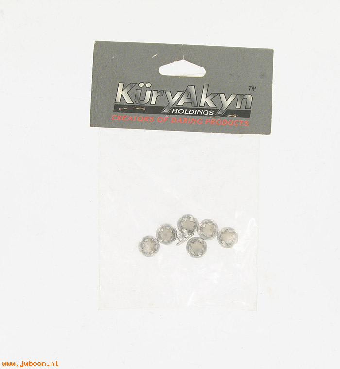 D K8117 (): Kuryakyn end plugs for 5/16" allen screws - 7-pack
