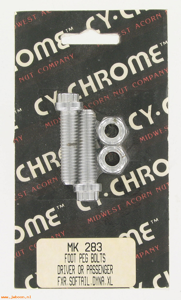 D RF150-2283 (MK283): CY-Chrome 12-Point head foot peg bolts