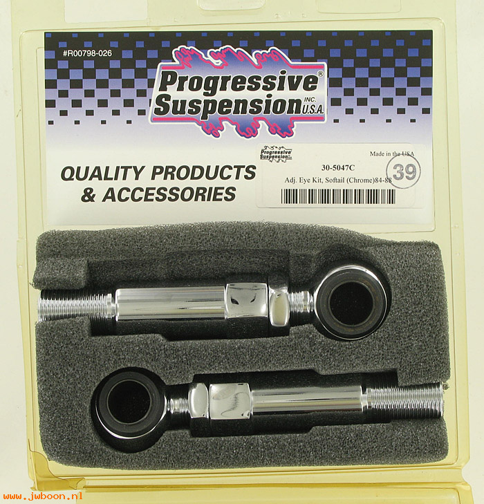 D RF340-2851 (30-5047C): Progressive suspension Softail adjustable eyes kit '84-'88